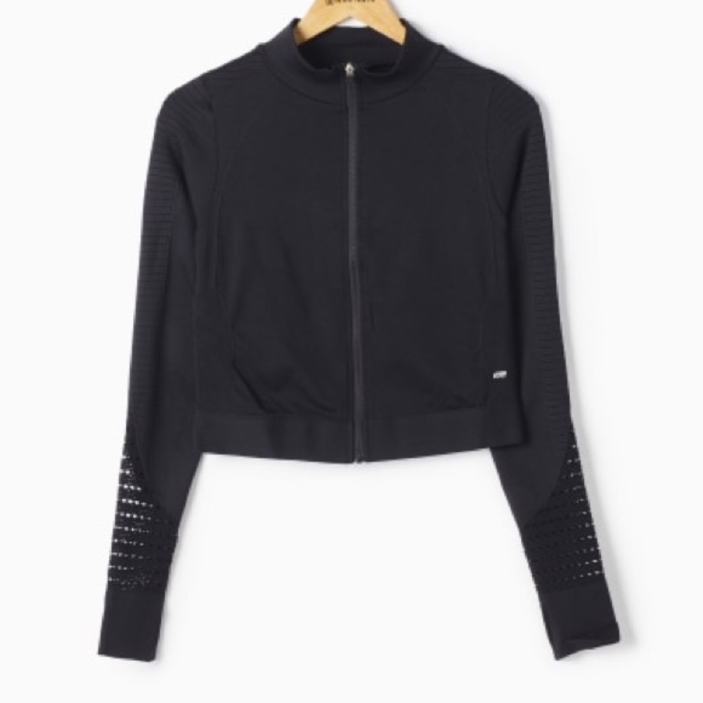 Marika Brielle Seamless Jacket in Black, Size M